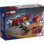 Lego marvel - coche de spider-man vs lobezno venomizado