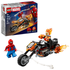 Lego marvel - spider-man vs moto del motorista fantasma