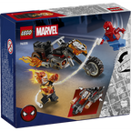 Lego marvel - spider-man vs moto del motorista fantasma