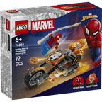Lego marvel - spider-man vs moto del motorista fantasma