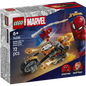 Lego marvel - spider-man vs moto del motorista fantasma