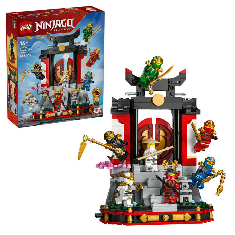 Lego ninjago - exposición de personajes ninja: 15 aniversario