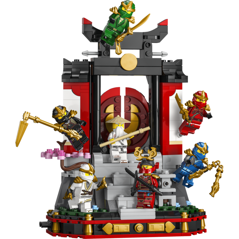 Lego ninjago - exposición de personajes ninja: 15 aniversario