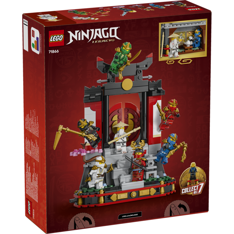 Lego ninjago - exposición de personajes ninja: 15 aniversario
