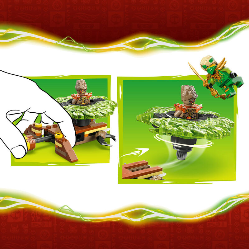 Lego ninjago - spinner lloyd vs. monstruo de tierra