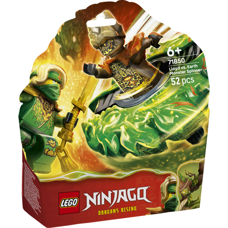Lego ninjago - spinner lloyd vs. monstruo de tierra