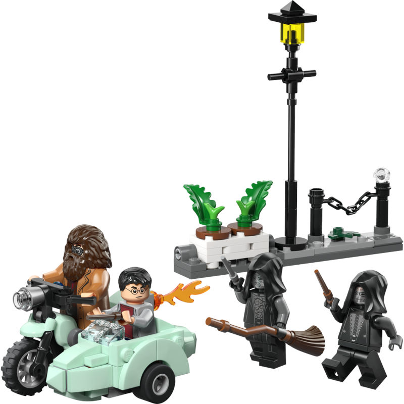 Lego harry potter - hagrid y harry: huida de privet drive