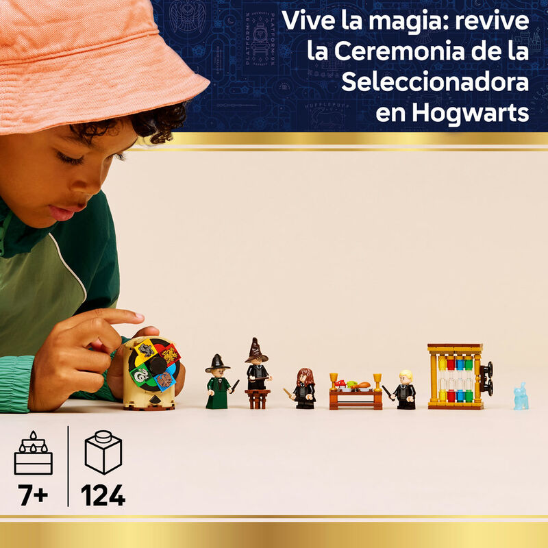 Lego harry potter - castillo de hogwarts: ceremonia del sombrero seleccionador