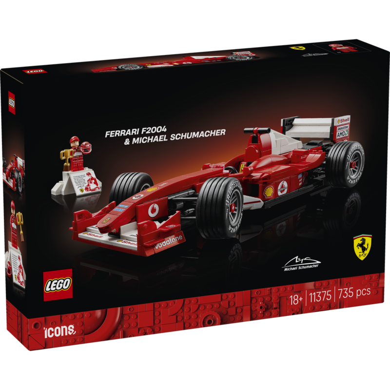 Lego speed champions - ferrari f2004 & michael schumacher