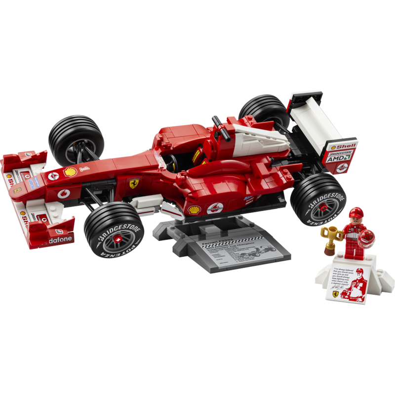 Lego speed champions - ferrari f2004 & michael schumacher