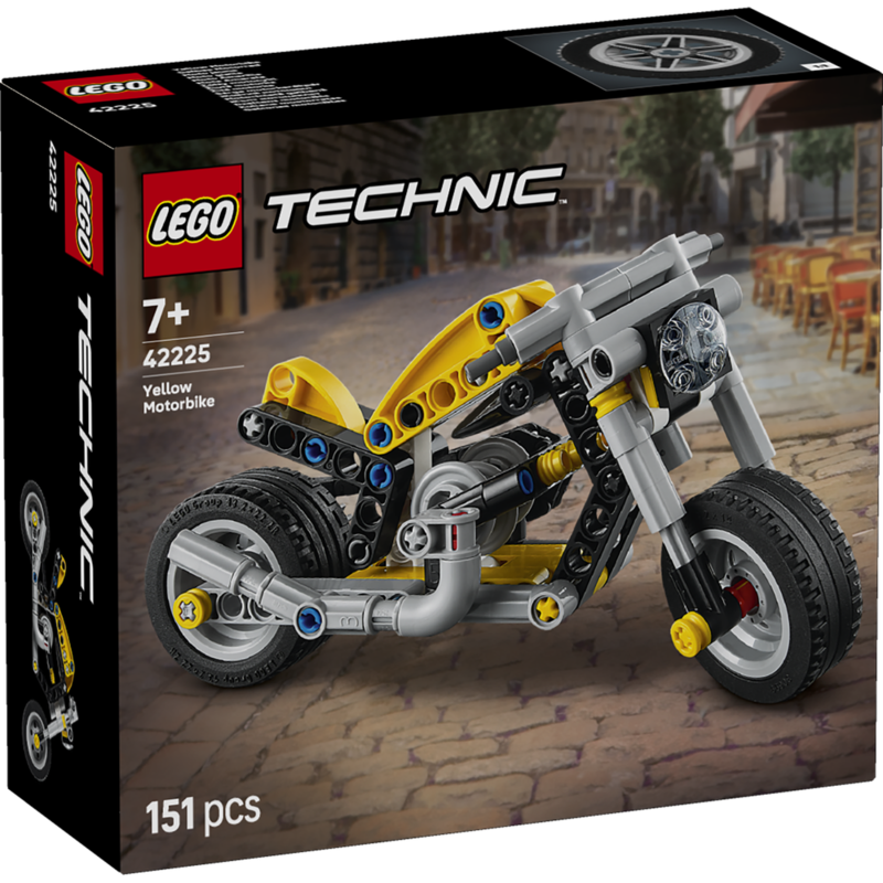 Lego technic - moto amarilla