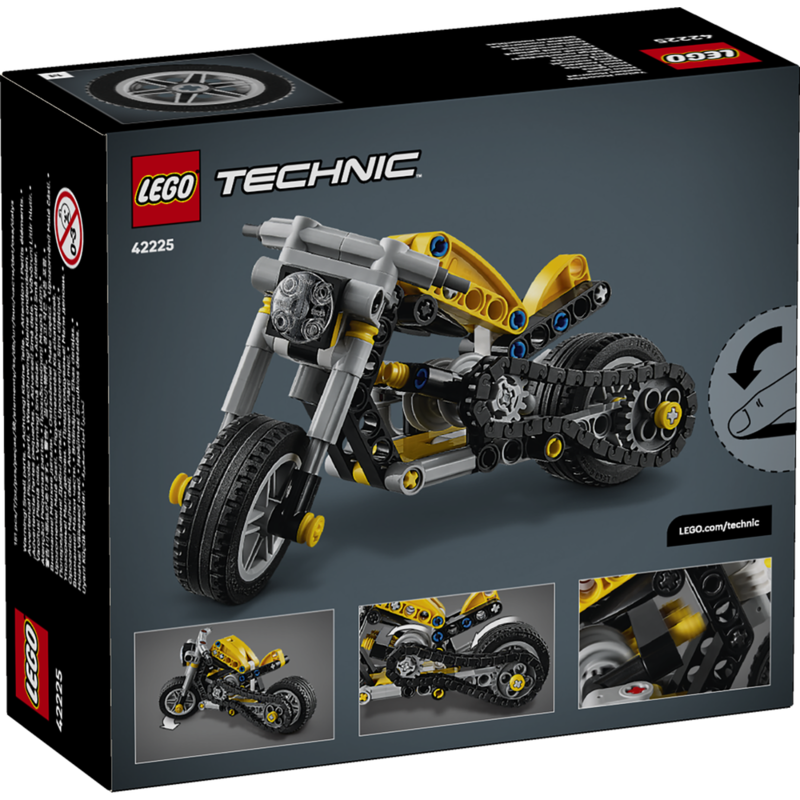 Lego technic - moto amarilla