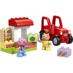 Lego duplo - tractor y mercado peppa pig