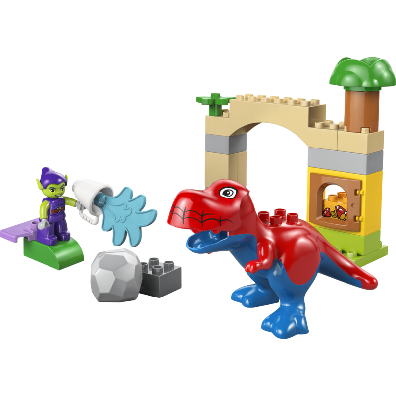 Lego duplo - dinosaurio spidey-rex vs. duende verde