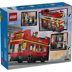 Lego city - autobús turístico rojo de dos plantas