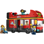Lego city - autobús turístico rojo de dos plantas