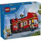 Lego city - autobús turístico rojo de dos plantas