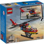 Lego city - helicóptero de rescate de bomberos