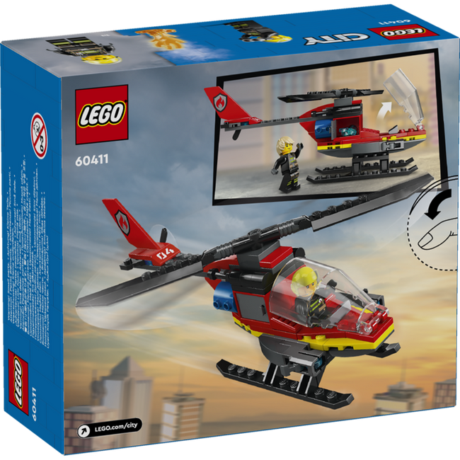 Lego city - helicóptero de rescate de bomberos Main Image