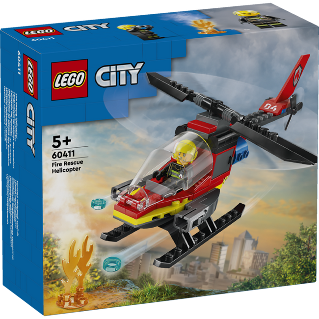 Lego city - helicóptero de rescate de bomberos Hover Image