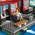 Lego city - tranvía y estación del centro