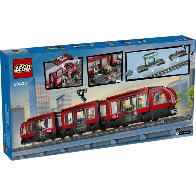 Lego city - tranvía y estación del centro Main Image