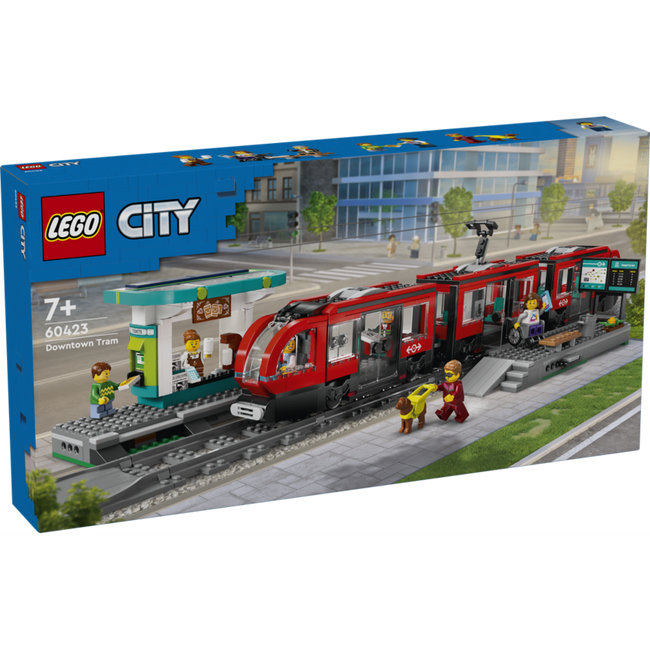 Lego city - tranvía y estación del centro Hover Image