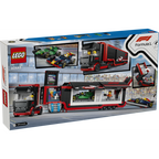 Lego city - camión de f1 con coches de f1 rb20 y amr24