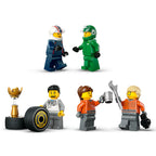 Lego city - camión de f1 con coches de f1 rb20 y amr24