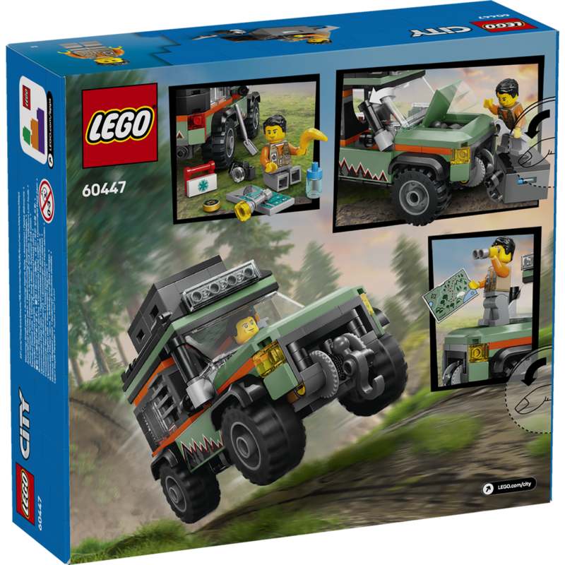 Lego city - todoterreno 4x4 de montaa