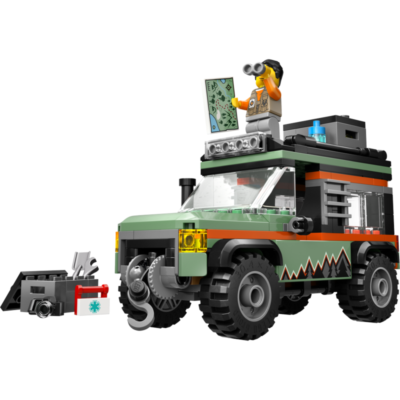 Lego city - todoterreno 4x4 de montaa