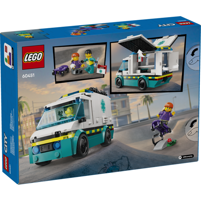 Lego city - ambulancia de emergencias Main Image