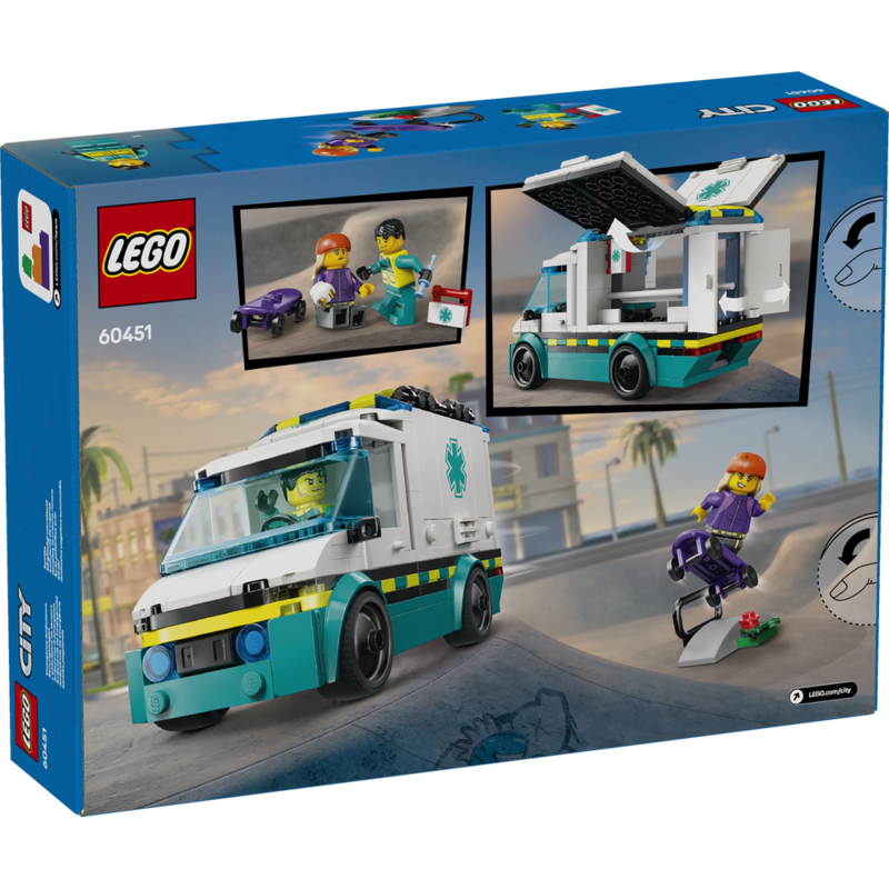 Lego city - ambulancia de emergencias