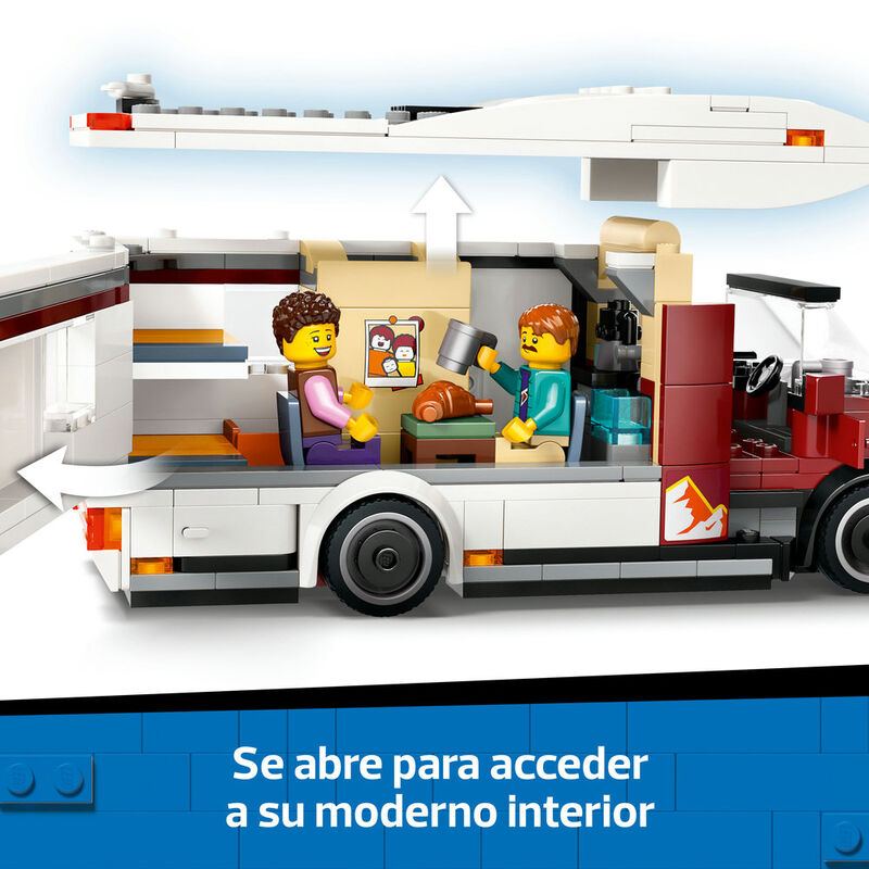 Lego city - autocaravana aventurera de vacaciones