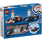 Lego city - coches de f1 williams racing y haas f1