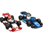 Lego city - coches de f1 williams racing y haas f1
