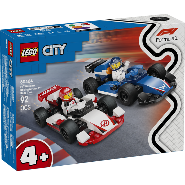Lego city - coches de f1 williams racing y haas f1 Hover Image