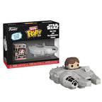 Funko bitty pop! star wars: han solo y el halcón milenario