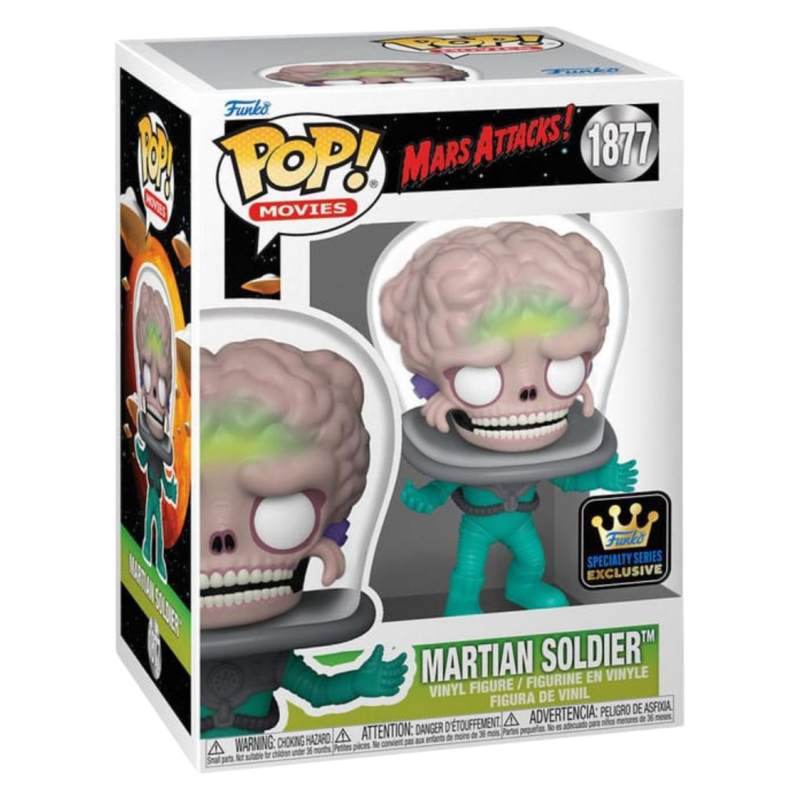 Funko pop! mars attacks - soldado marciano (exclusivo)