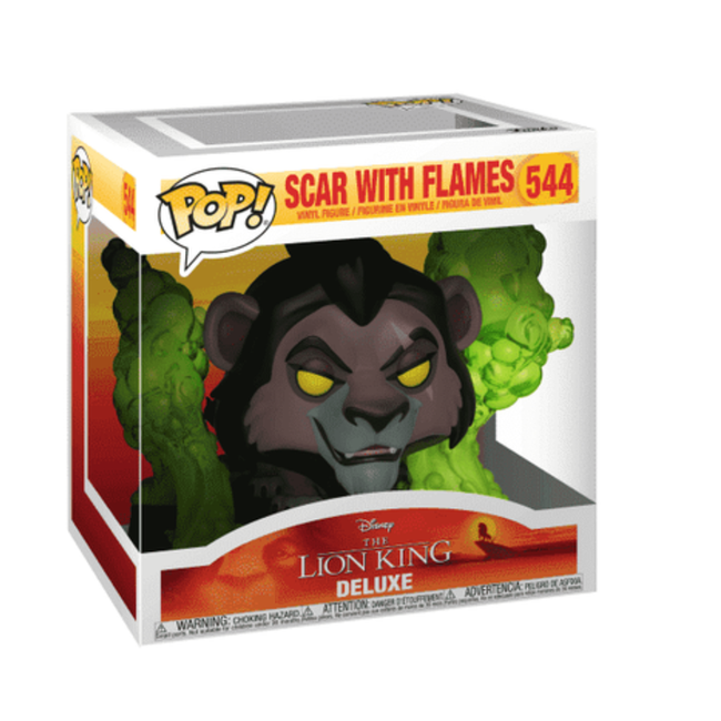 Funko pop! deluxe: el rey león - scar en llamas Main Image