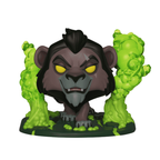 Funko pop! deluxe: el rey león - scar en llamas