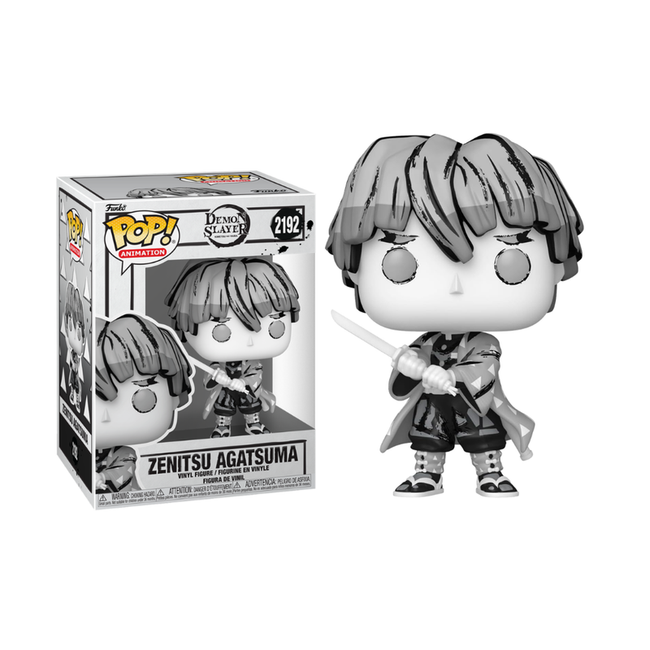 Funko pop! demon slayer  zenitsu (sumi-ink) Hover Image