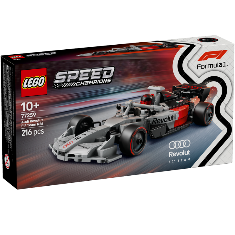 Lego speed champions - coche de carreras audi revolut f1 team r26