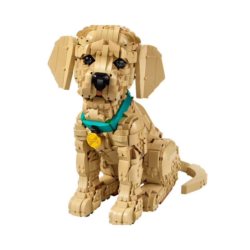 Lego icons - golden retriever