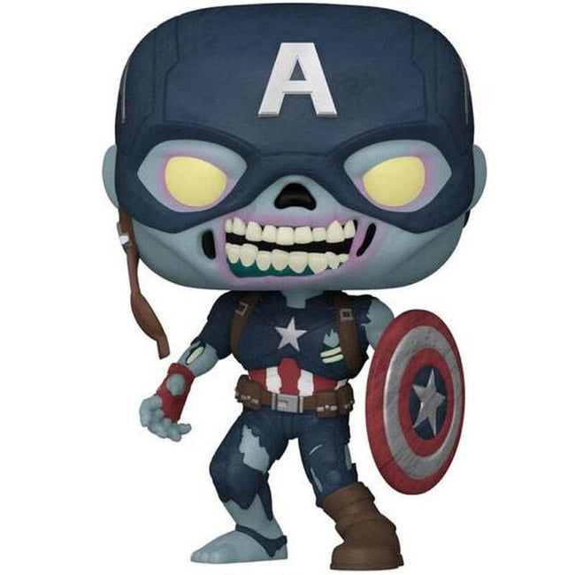 Funko pop! what if...? marvel - capitán américa zombi exclusivo 25 cm Main Image