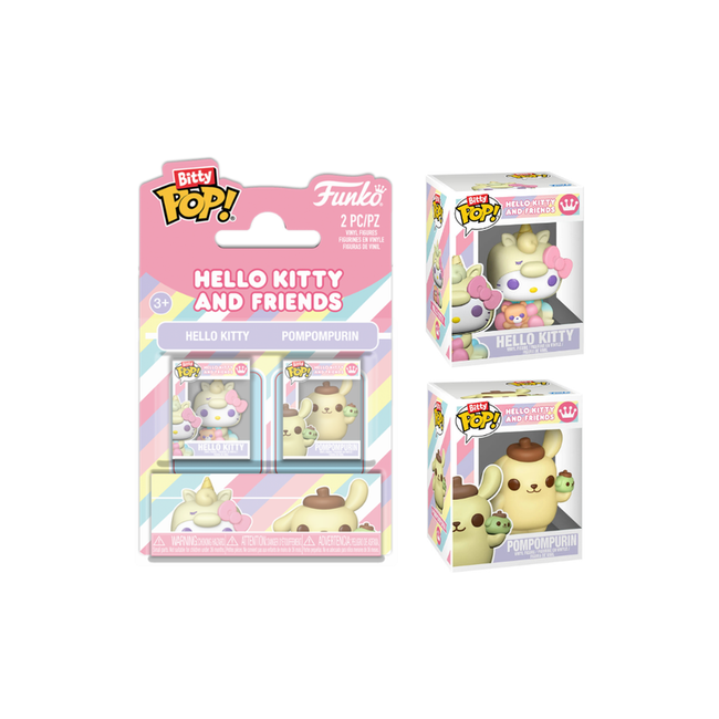 Funko bitty pop 2pk sanrio: hello kitty & pompompurin Hover Image