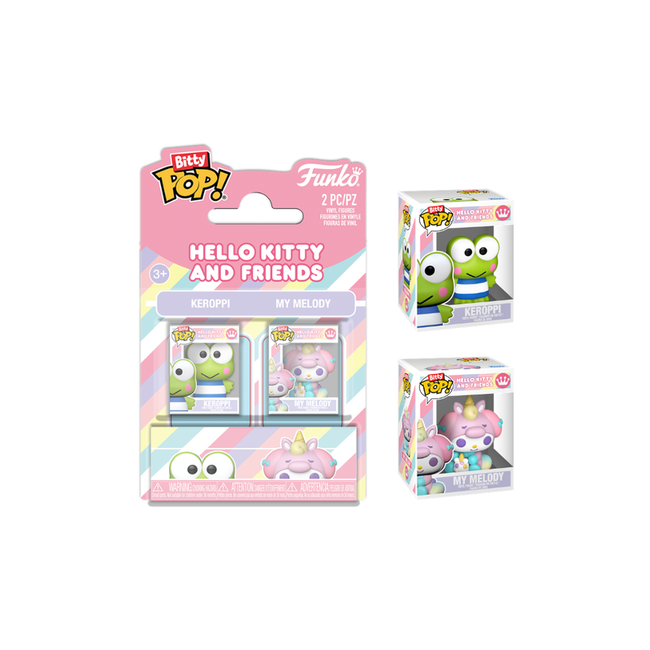Funko bitty pop 2pk sanrio: keroppi & my melody Hover Image
