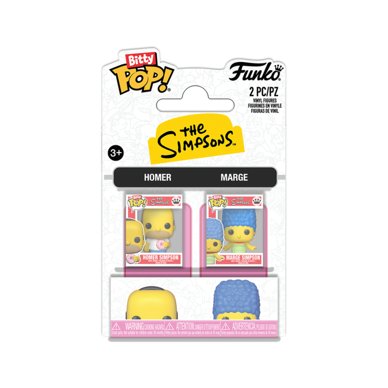 Funko bitty pop 2pk simpsons- homer & marge