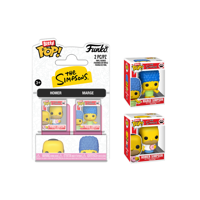Funko bitty pop 2pk simpsons- homer & marge