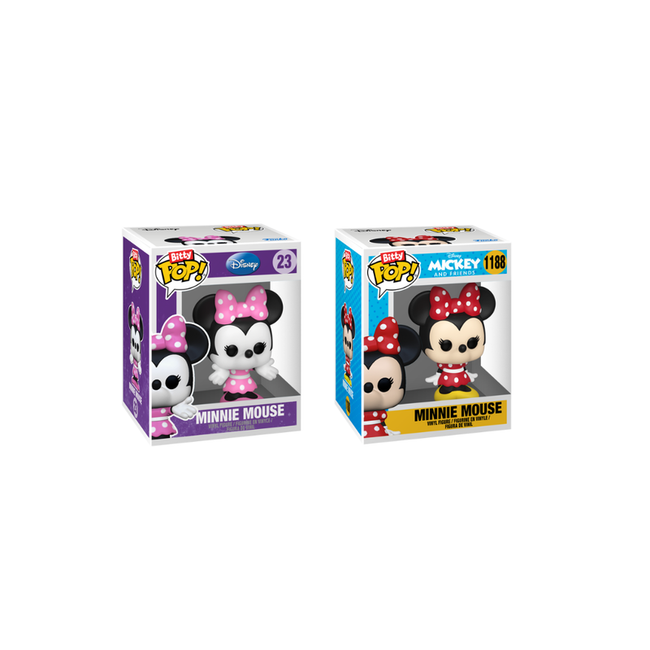 Funko bitty pop 2pk disney: minnie & classic minnie Main Image